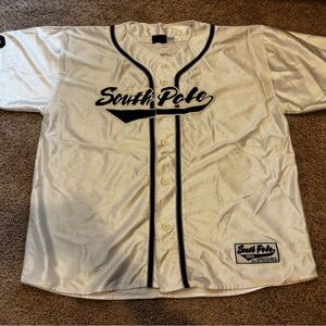 South Pole White and Black Jersey